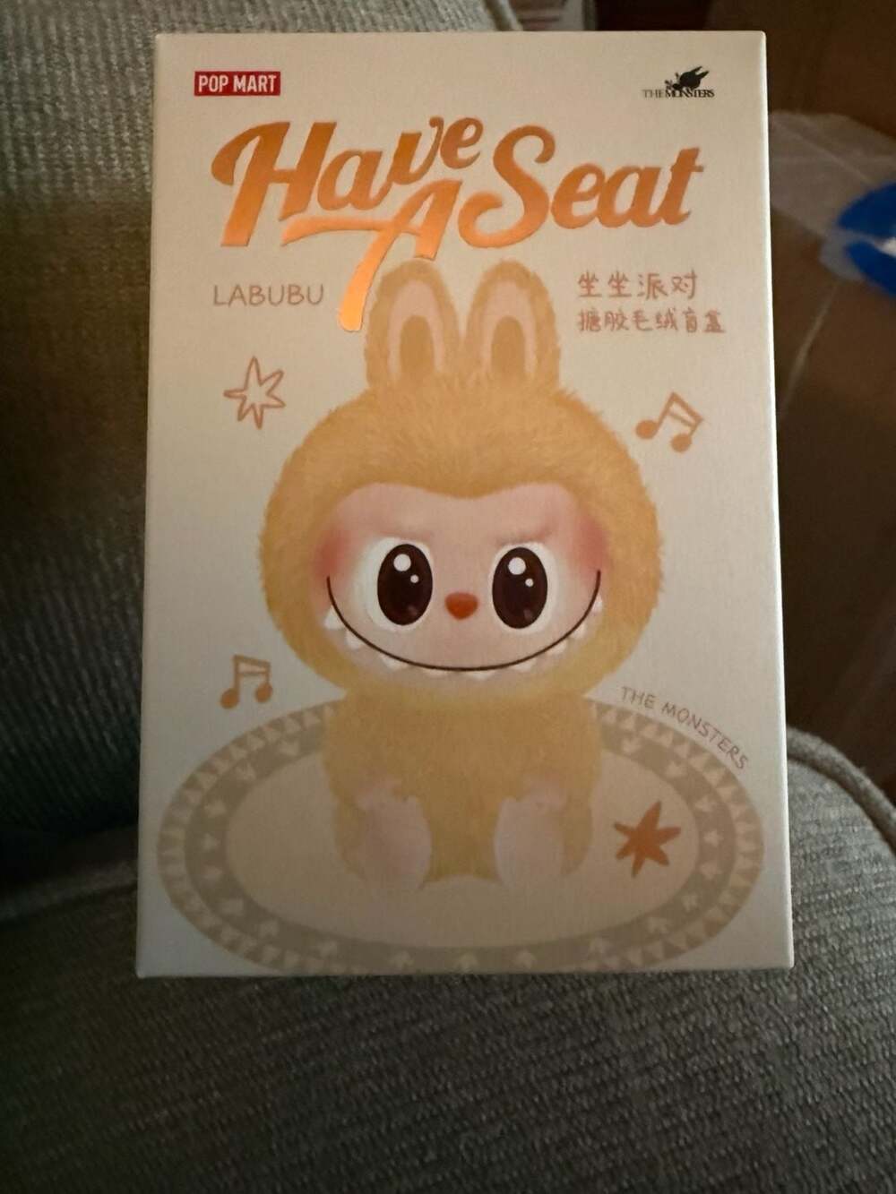 Pop Mart The Monsters Labubu Have a Seat Vinyl Plush Blind Box